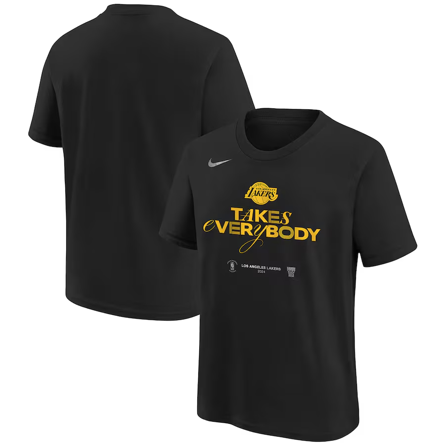 Men 2024 NBA Los Angeles Lakers style 4 Tshirts